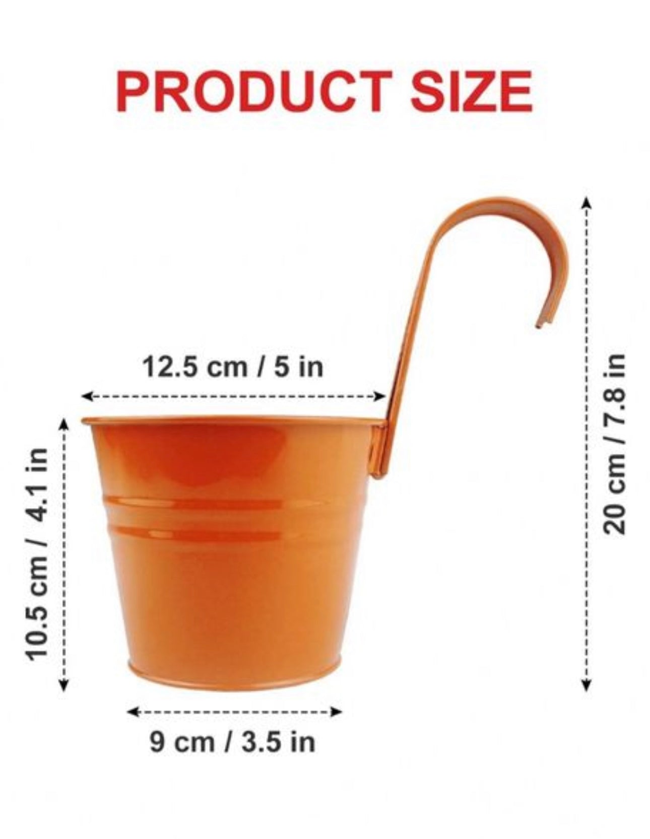 10 Pack Metal Iron Hanging Plant