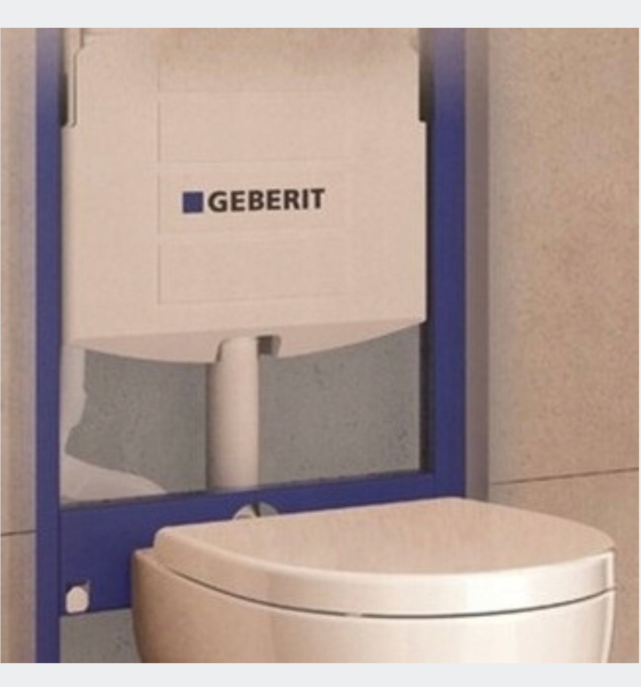 7in1 Wc Concealed Set - Geberit + Shell + button