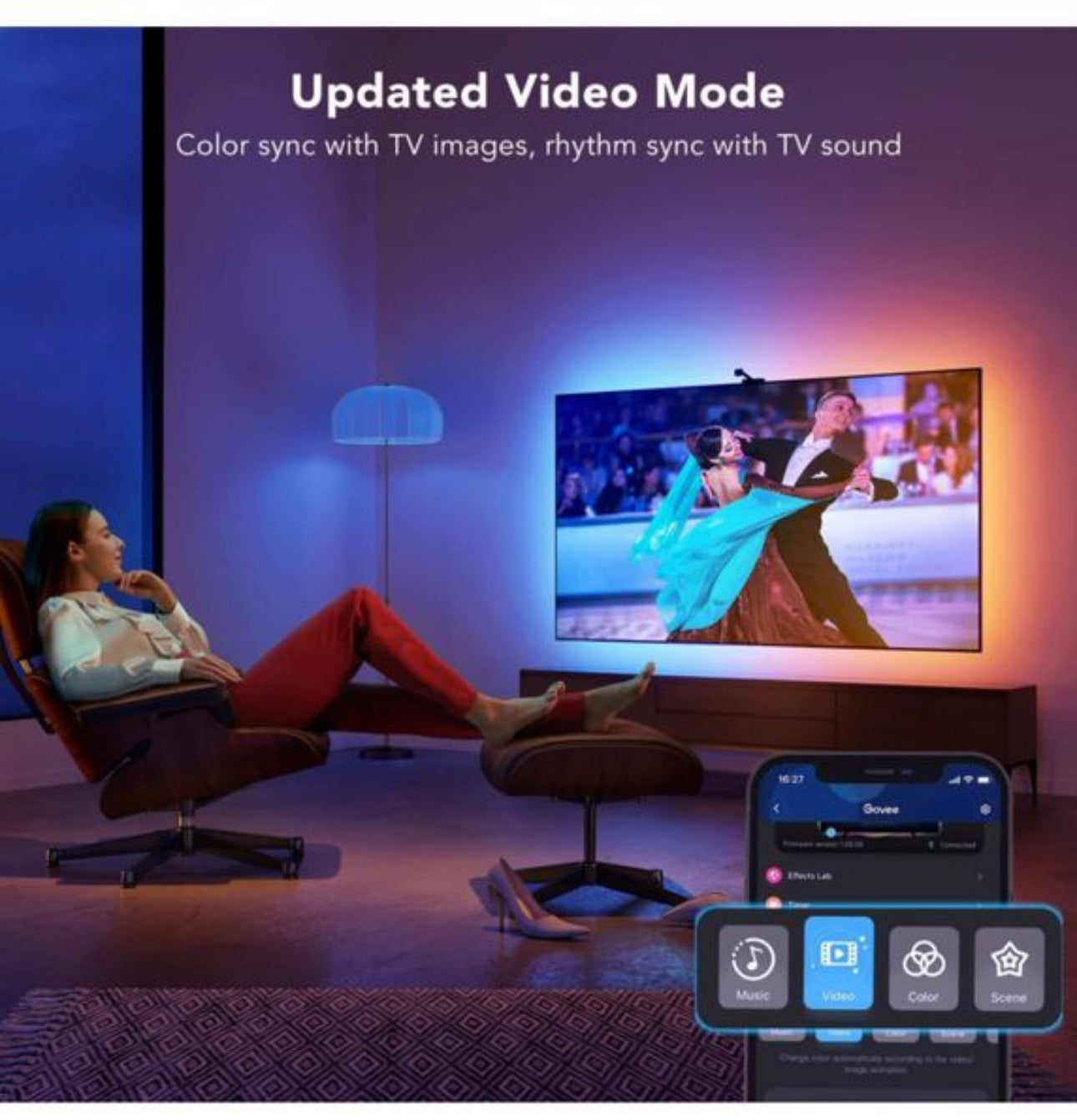 WiFi LED TV Backlights with Camera