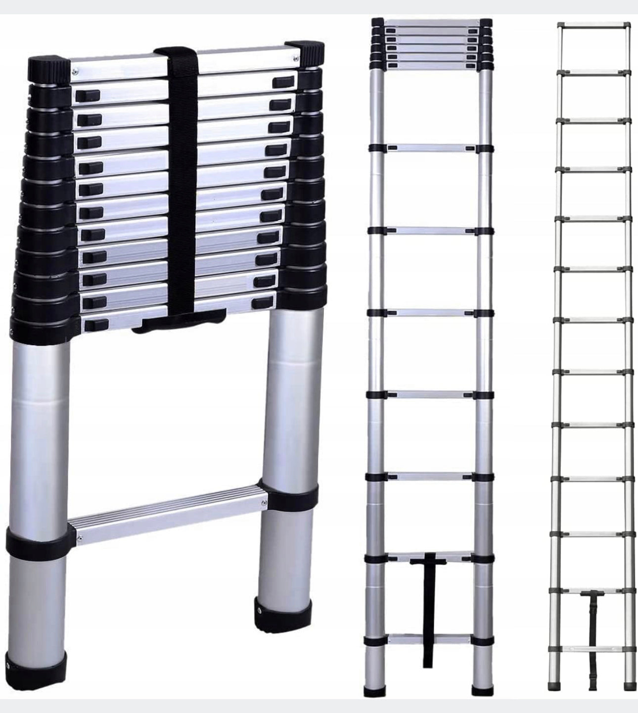 Folding Telescopic Ladder 4.4M 150kg with Hakiems