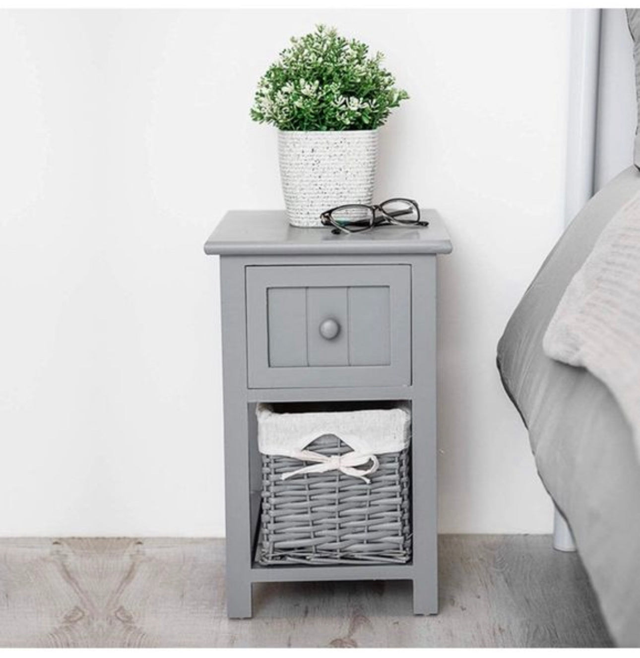set of 2 bedside