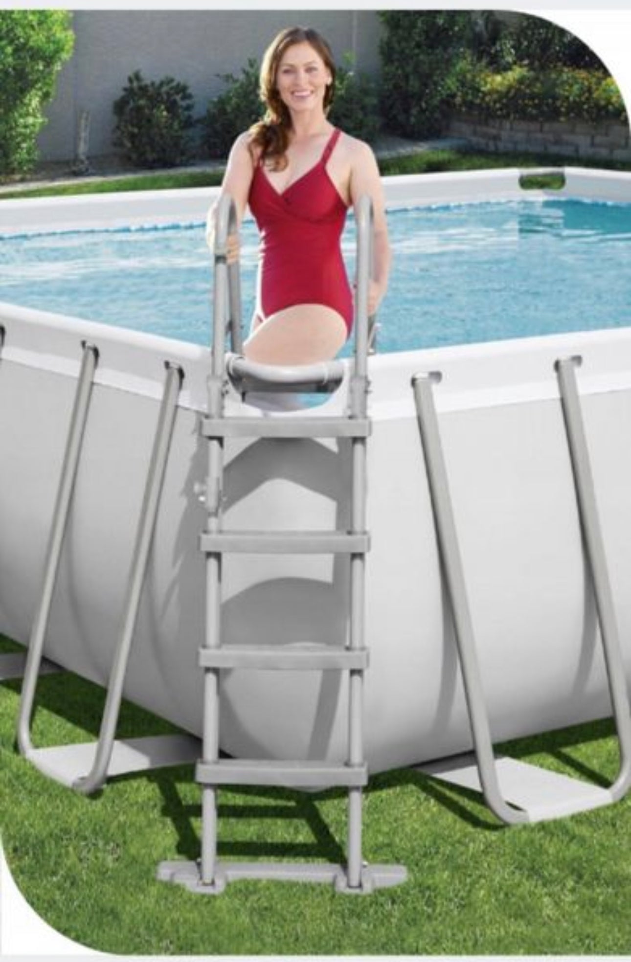 19-in-1 set Rectangular pool 412 x 201 cm