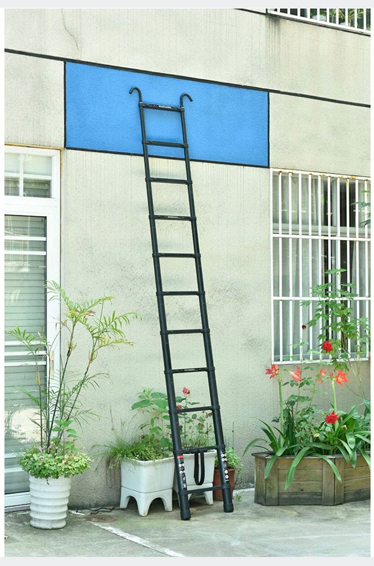 Ladder  3,2 m aluminum up to 150 kg