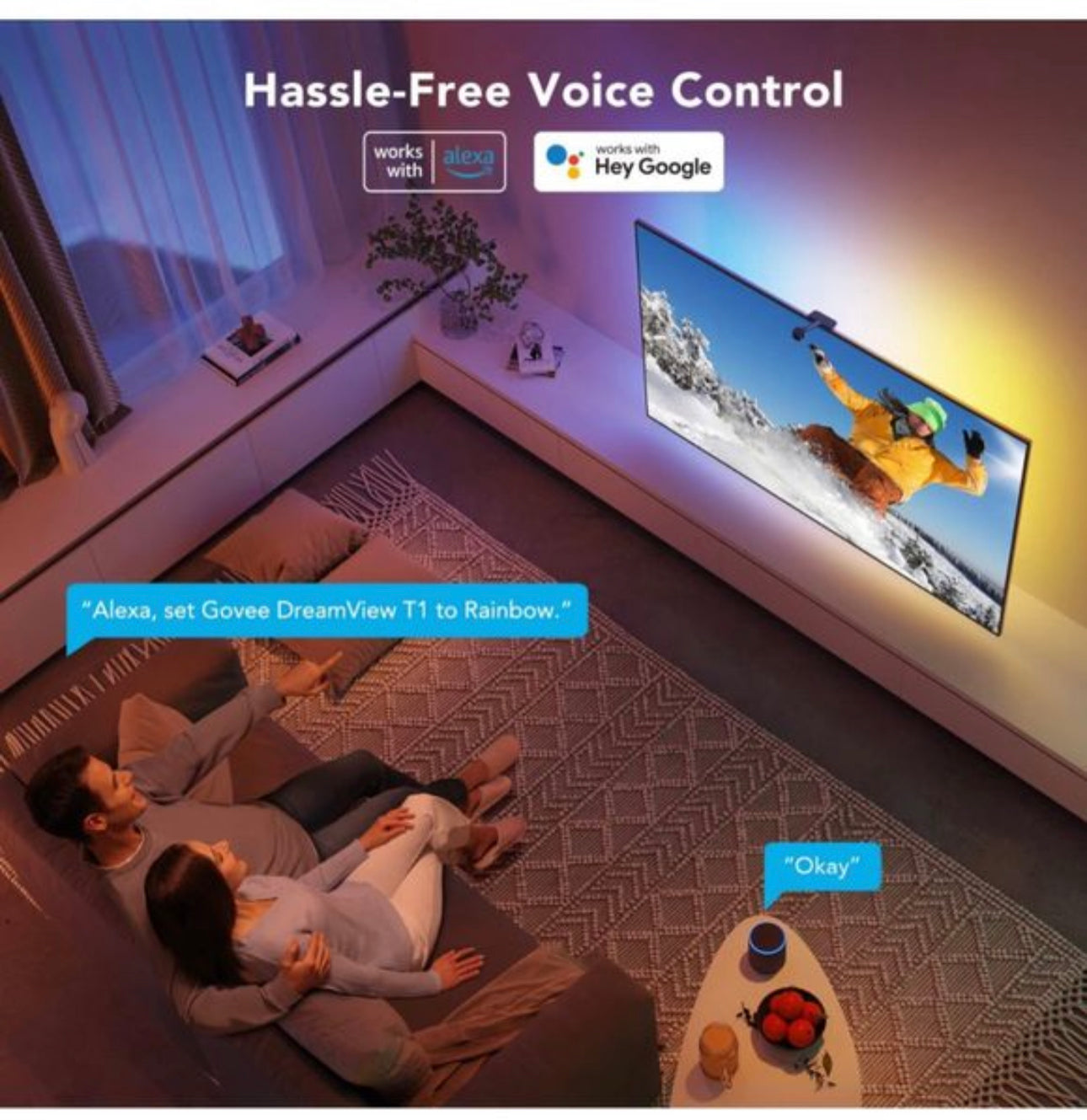 WiFi LED TV Backlights with Camera