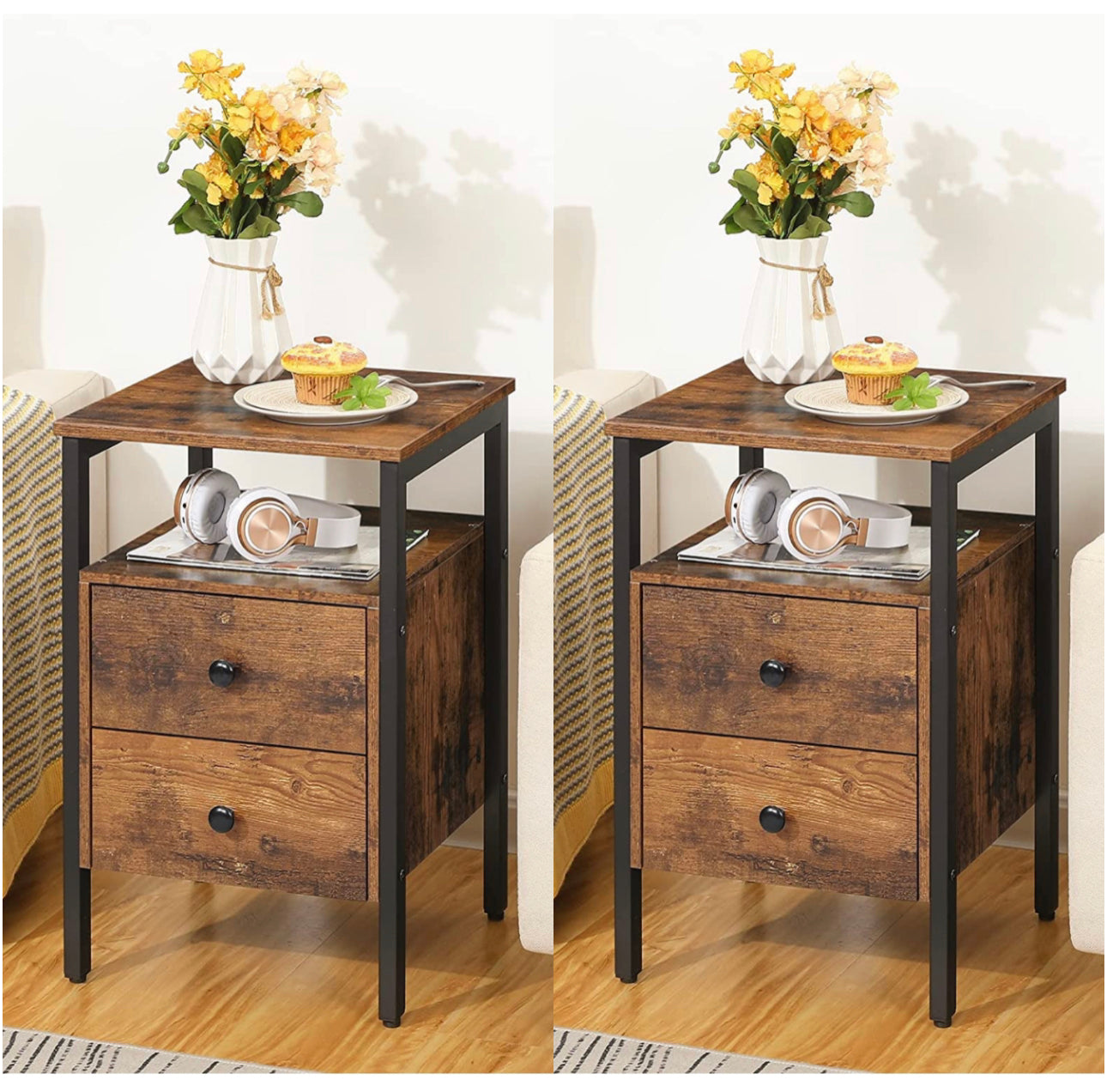 Set of 2 nightstands