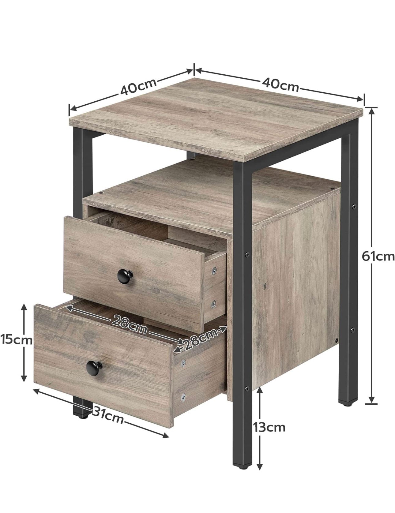 Set of 2 nightstands