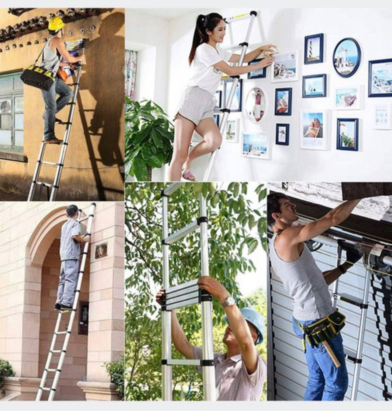 3,2 M Foldable Telescopic Ladder