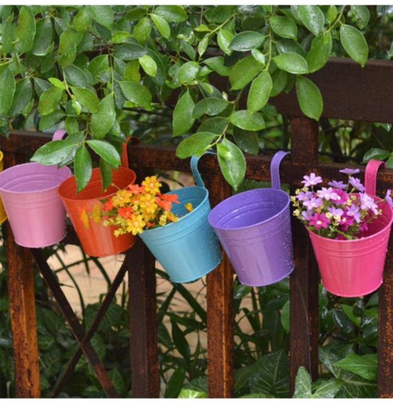 20 Pack Metal Iron Hanging Plant