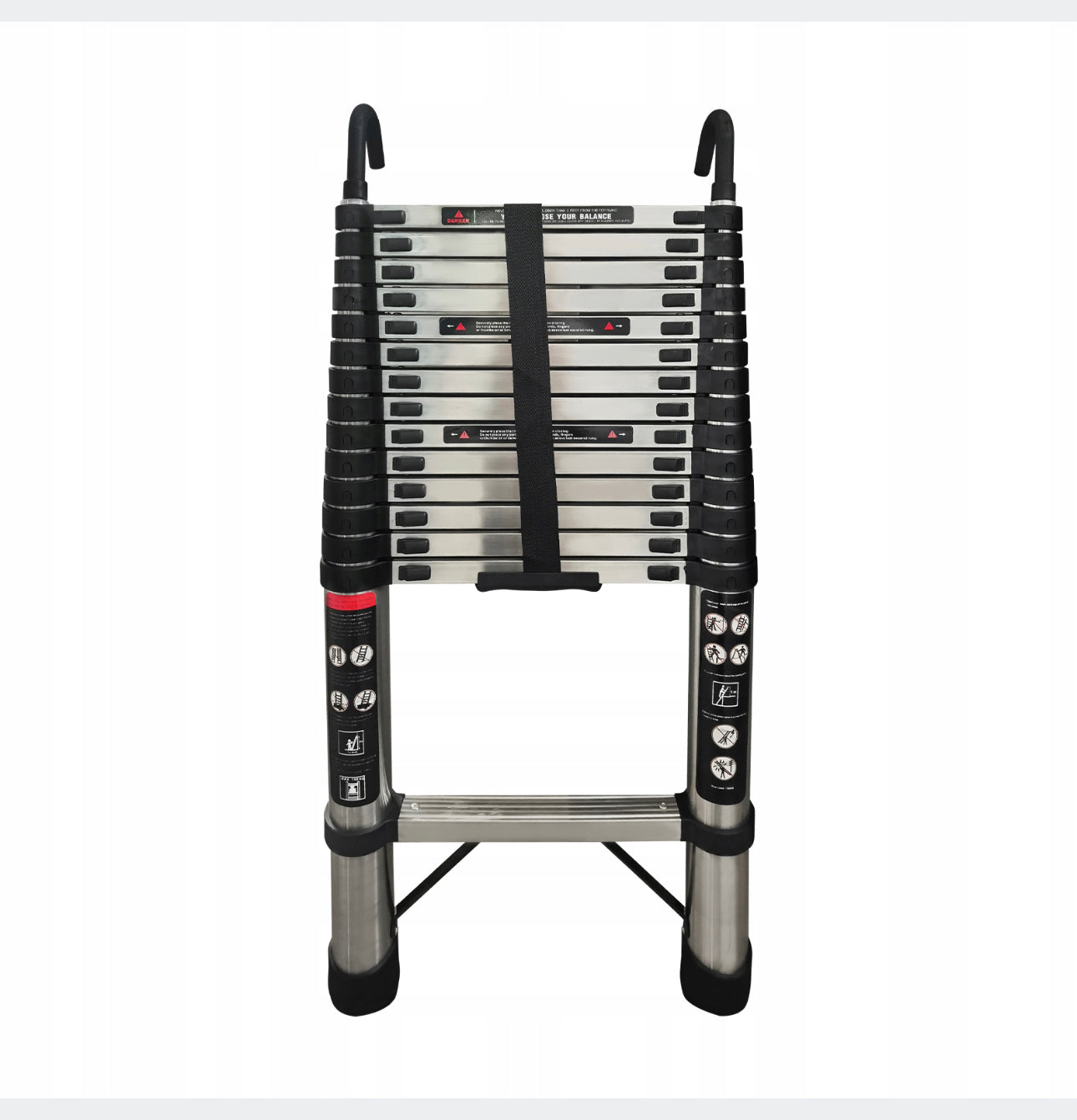 Folding Telescopic Ladder 4.4M 150kg with Hakiems