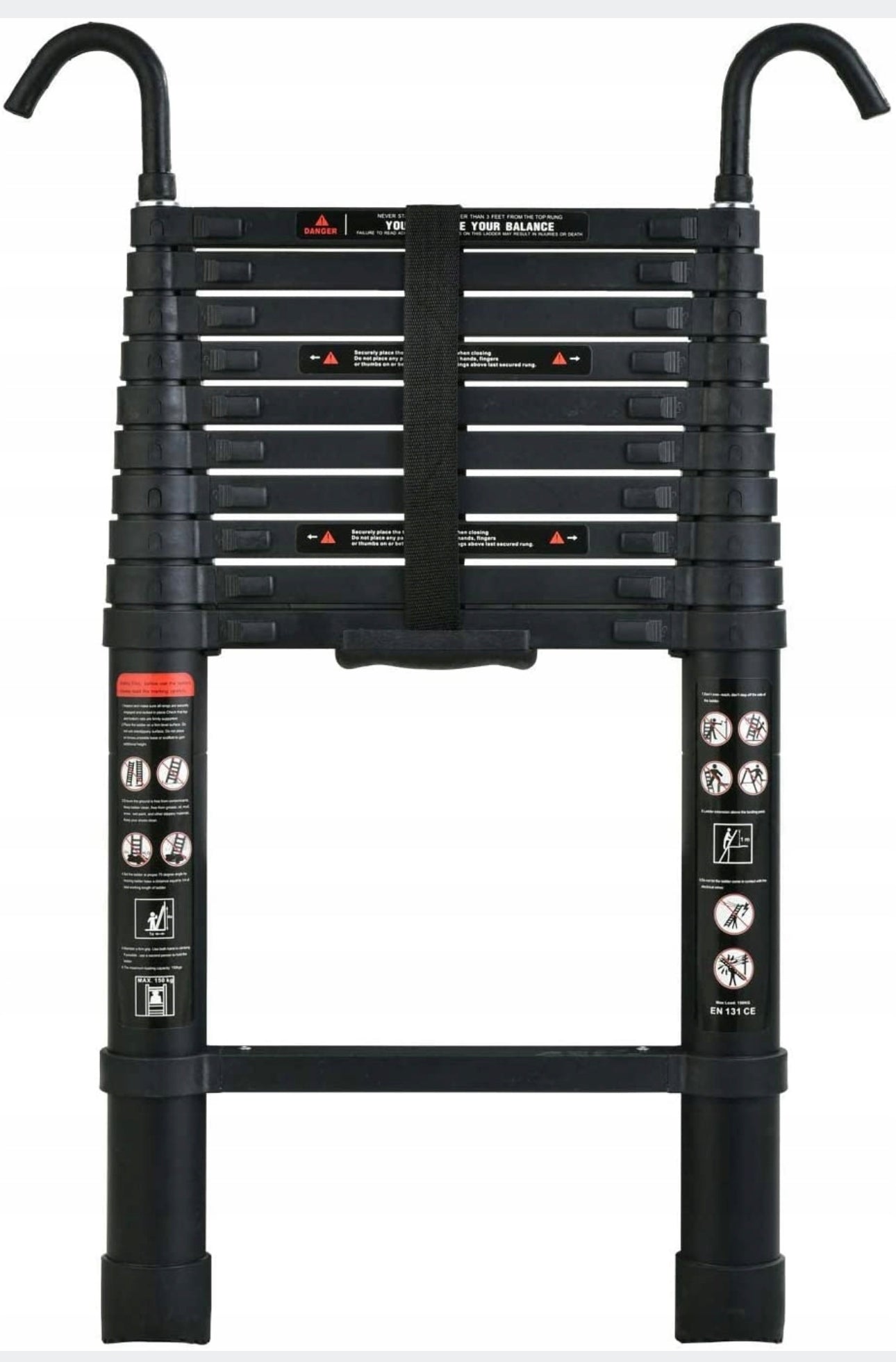 Ladder  3,2 m aluminum up to 150 kg