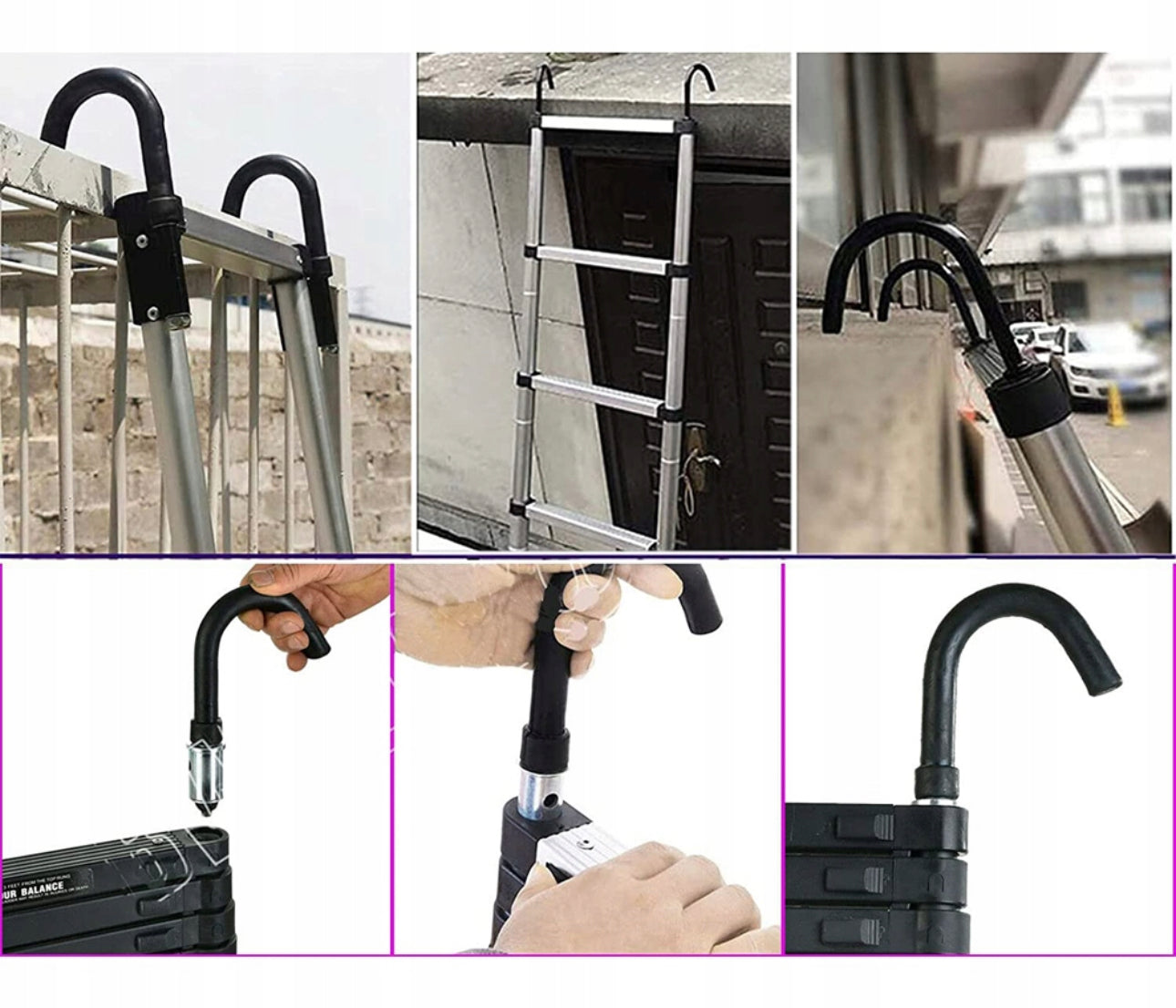 Ladder  3,2 m aluminum up to 150 kg