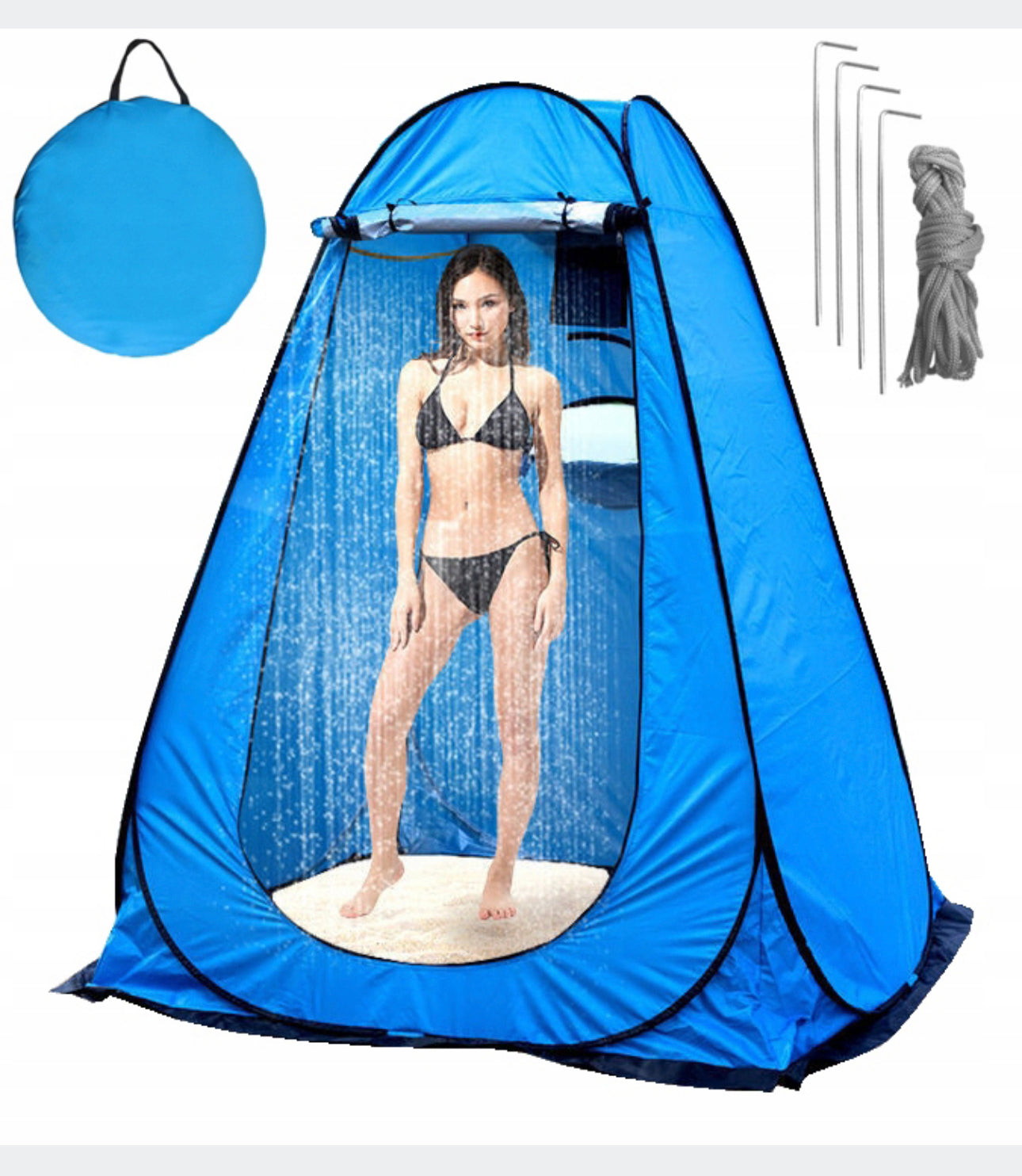 Tent . Changing room. Portable Toilet.