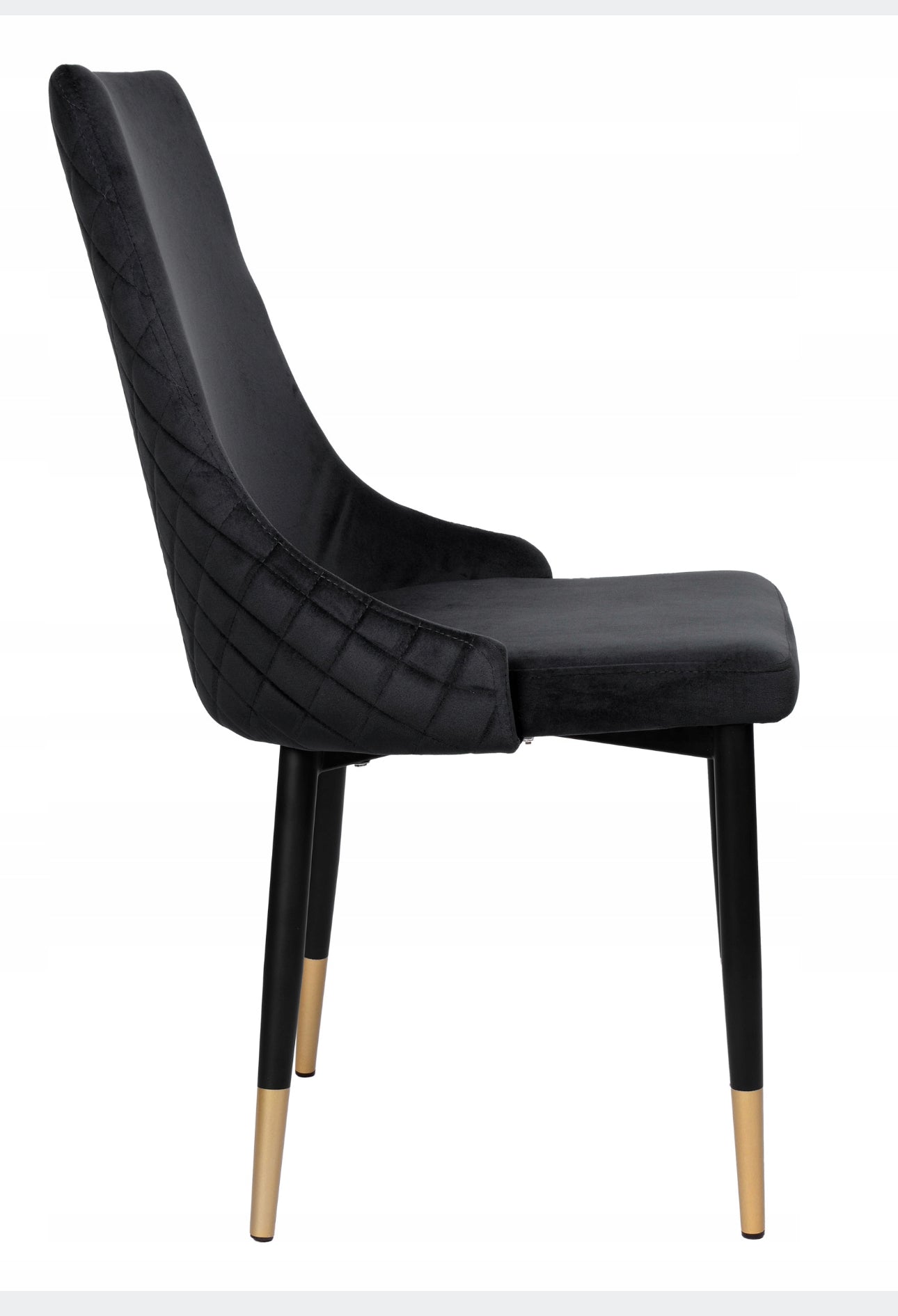 Set of 4 velvet chairs