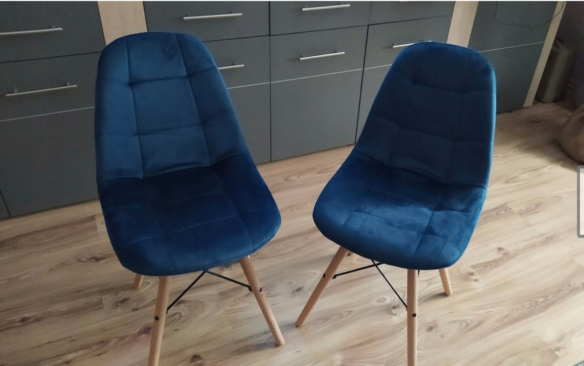 set of 4 chairs and a table