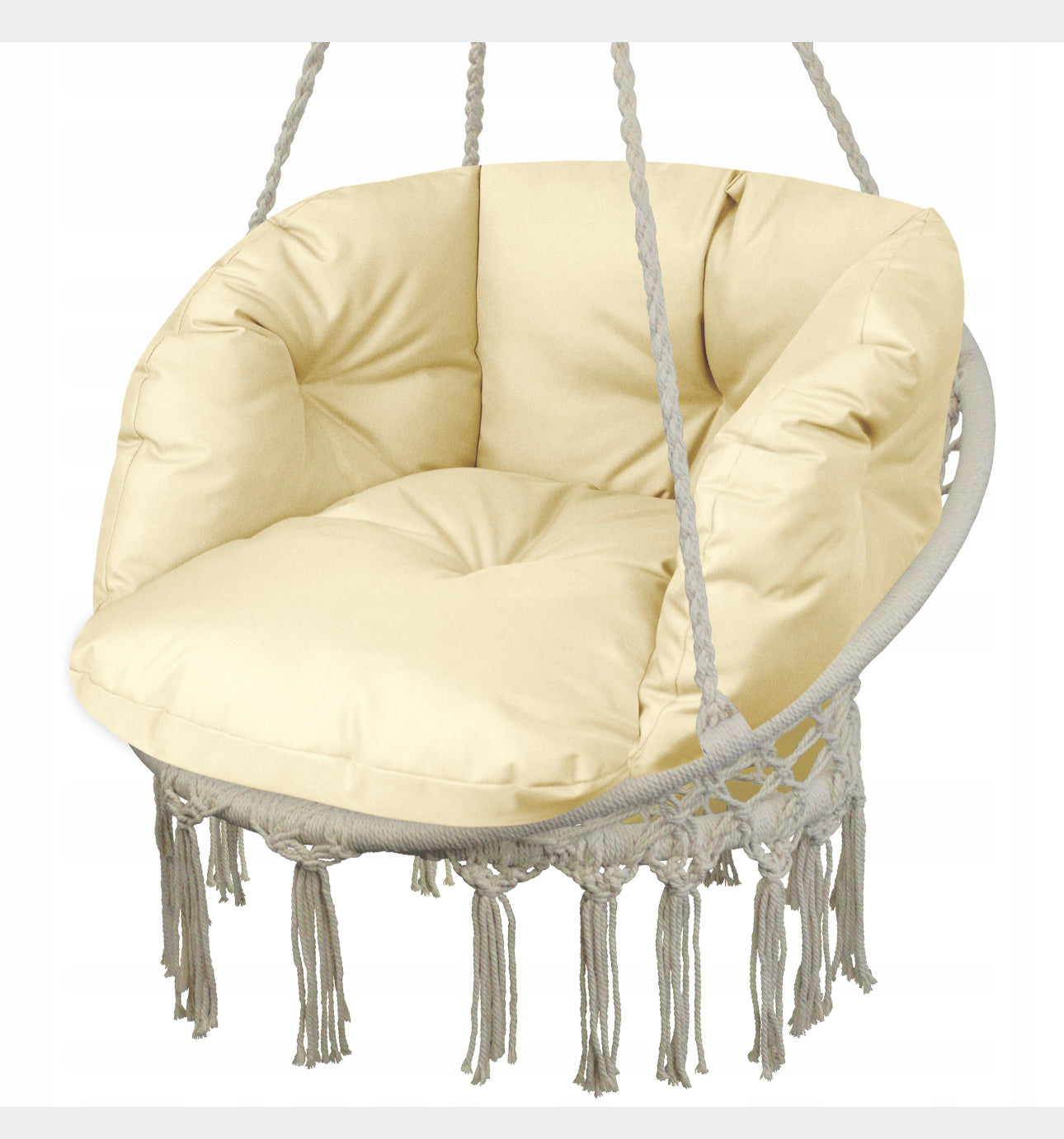 SWING HANGING BOHO CHAIR + WATERPROOF CUSHION