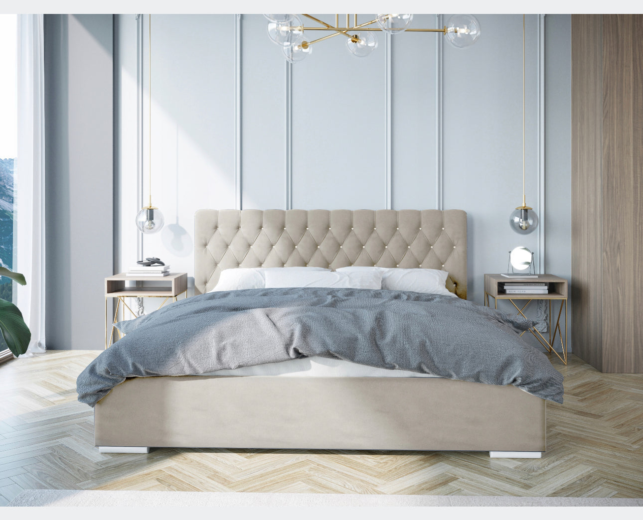 Upholstered bed 180x200 / 160x200
