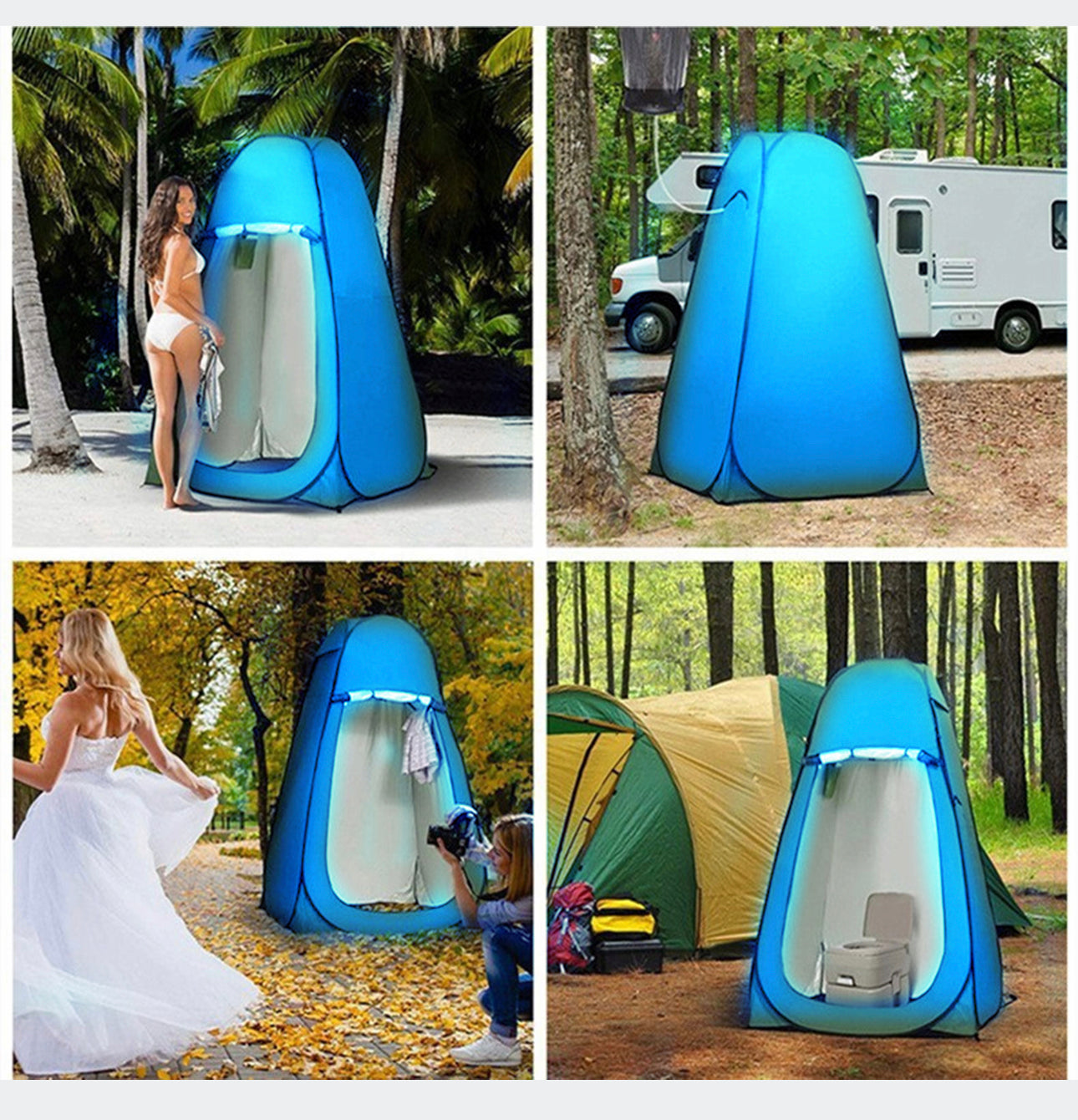 Tent . Changing room. Portable Toilet.
