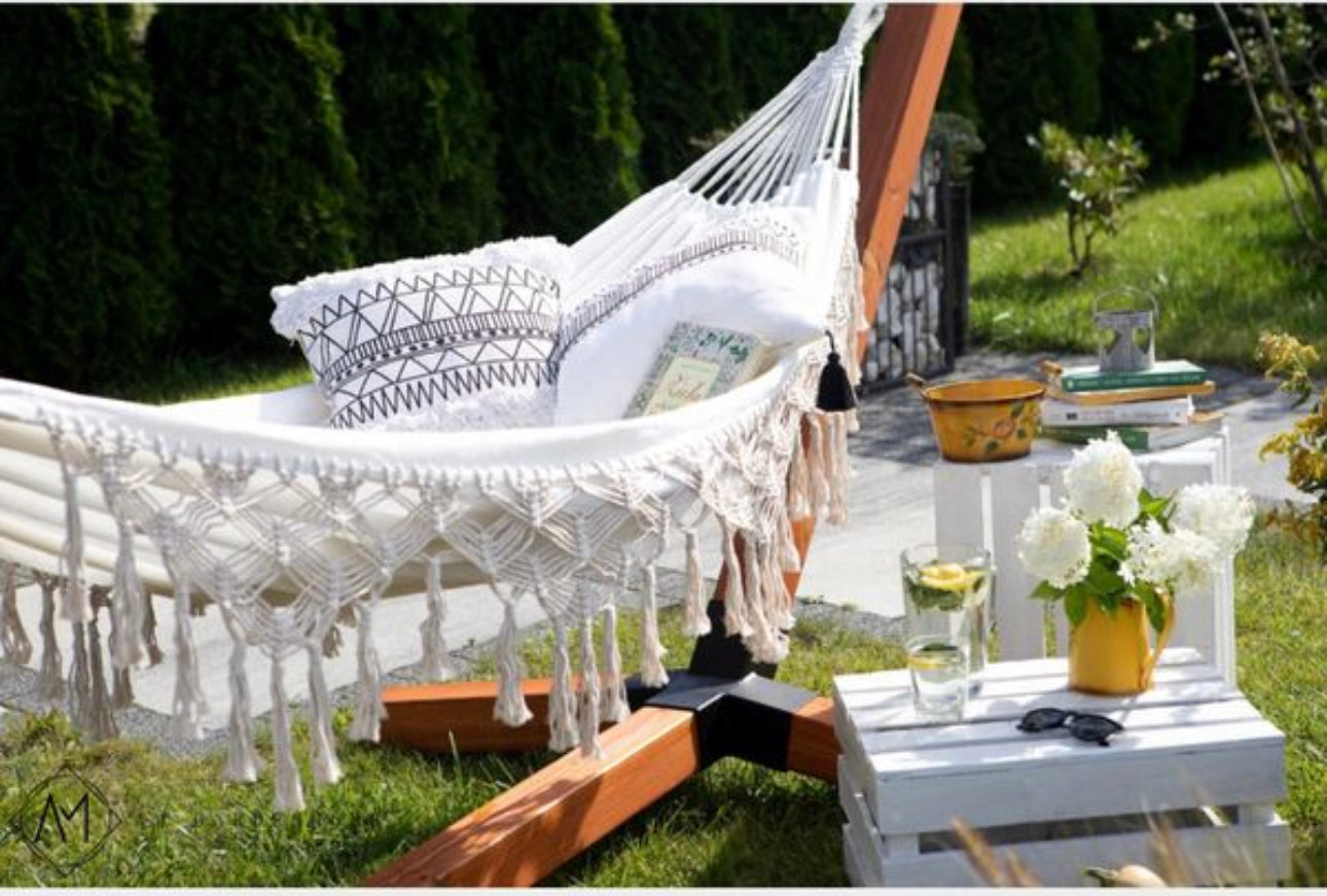 Frame+cotton Hammock Boho Premium Xxl 95x95