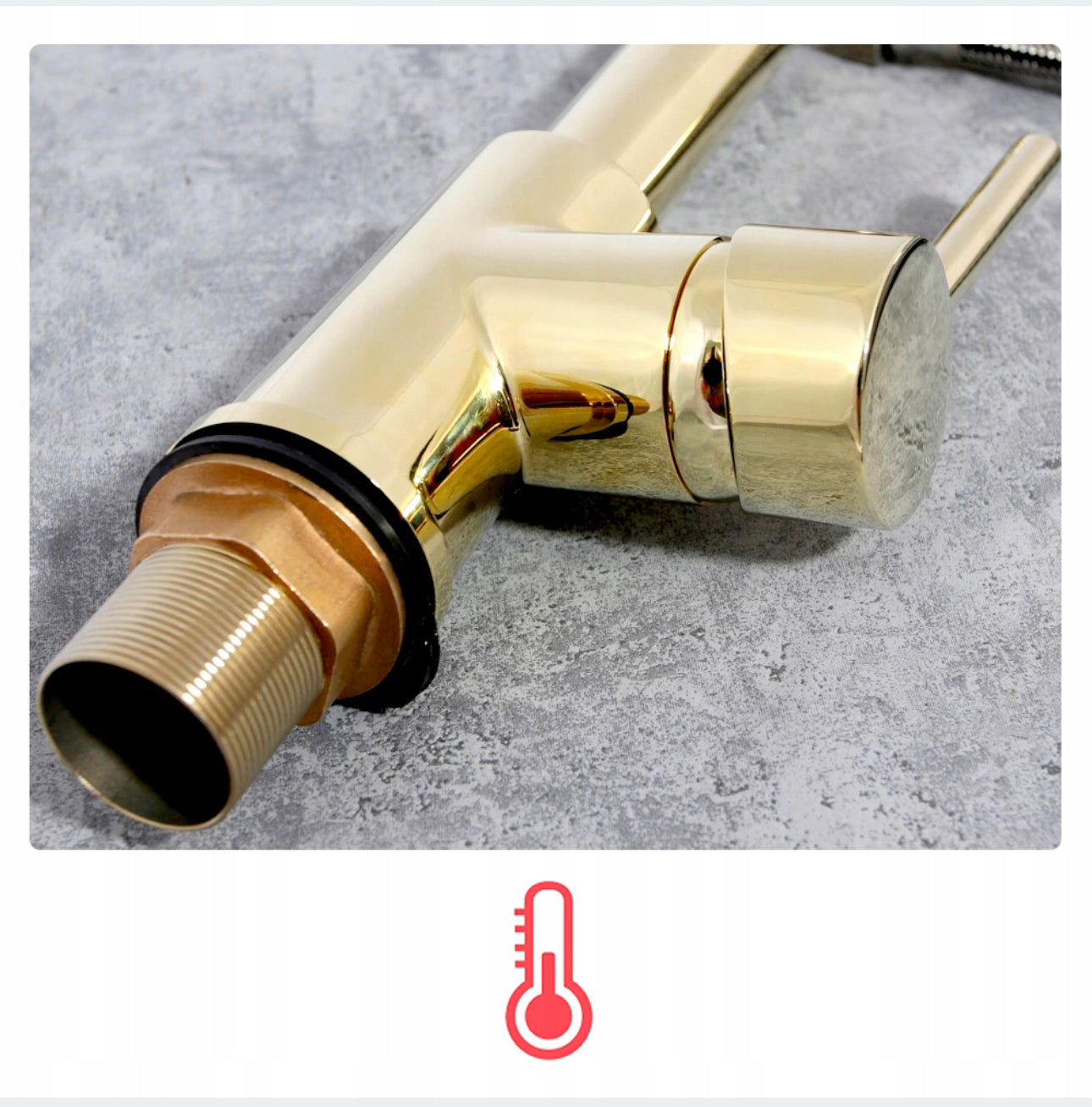 Gold Kitchen faucet