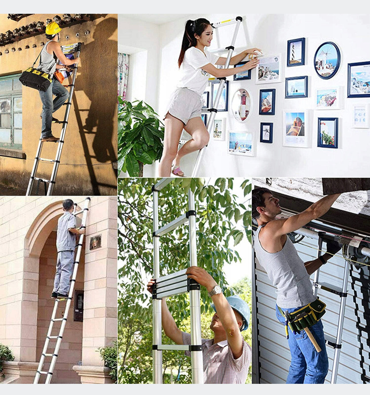 2.6 M Folding Telescopic Ladder Length 150kg