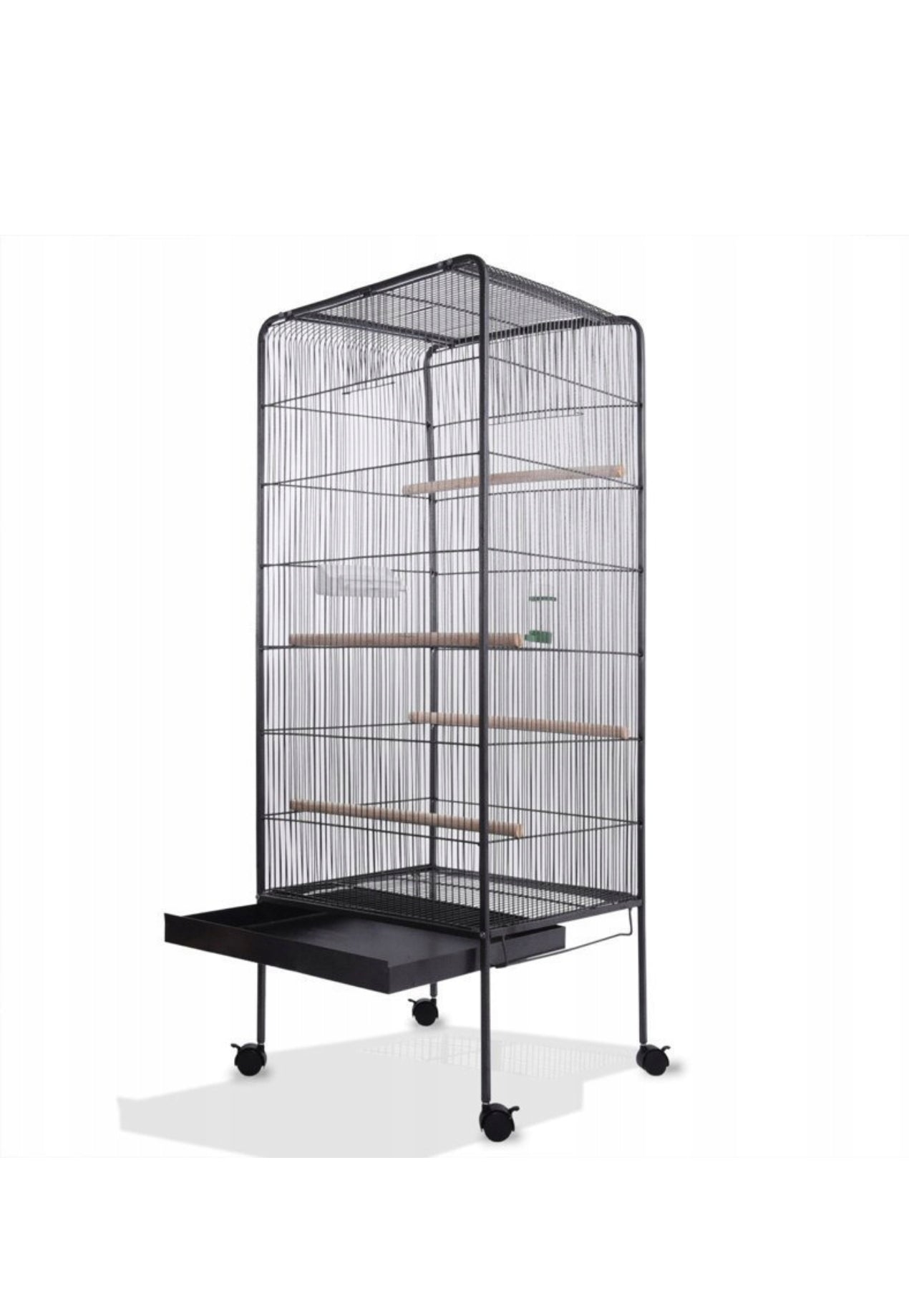 Aviary/cage 54 x 54 x 146 cm black