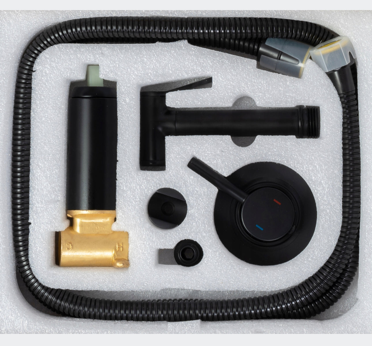 Bidet Faucet Lungo Loop Black