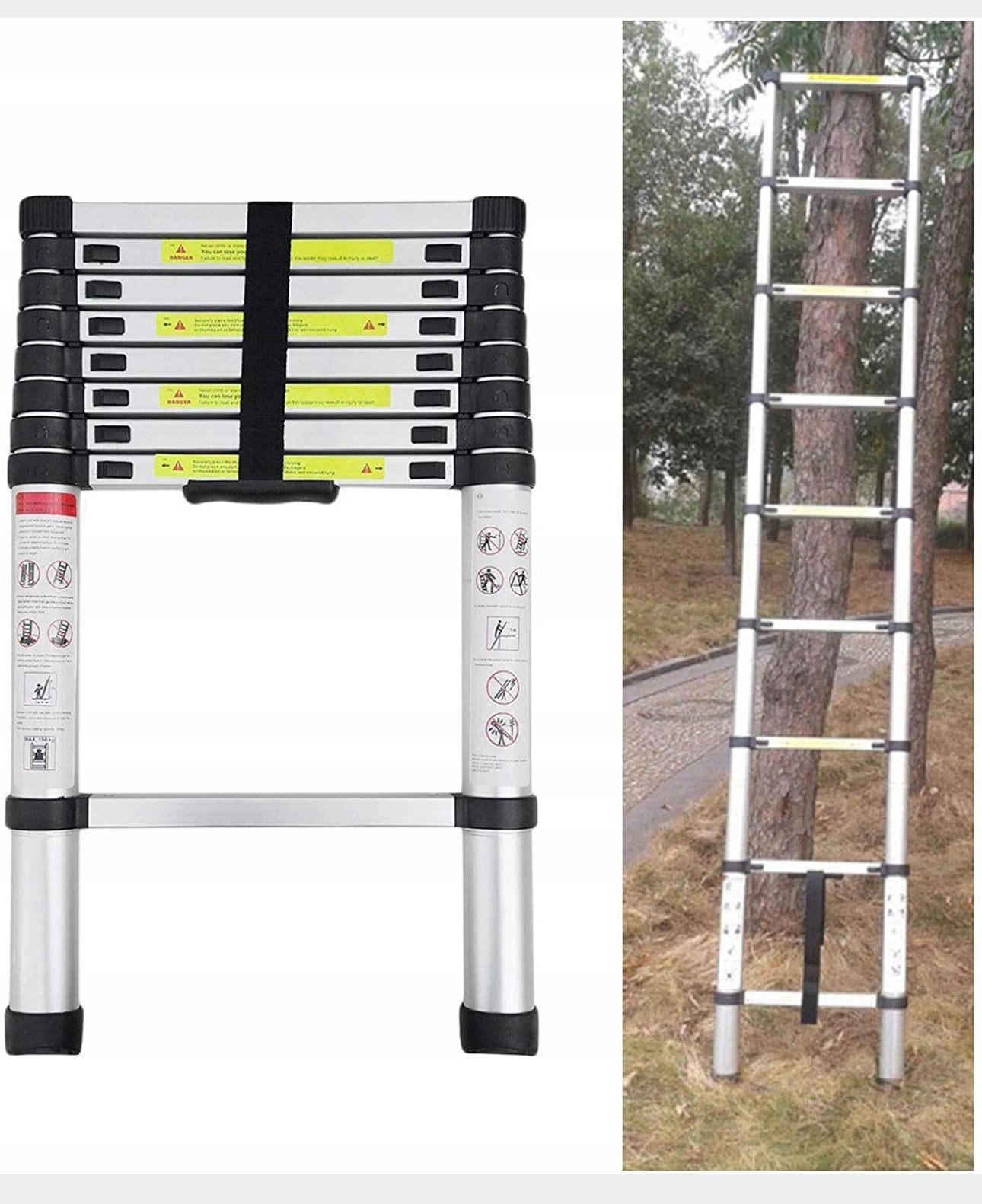 2.6 M Folding Telescopic Ladder Length 150kg