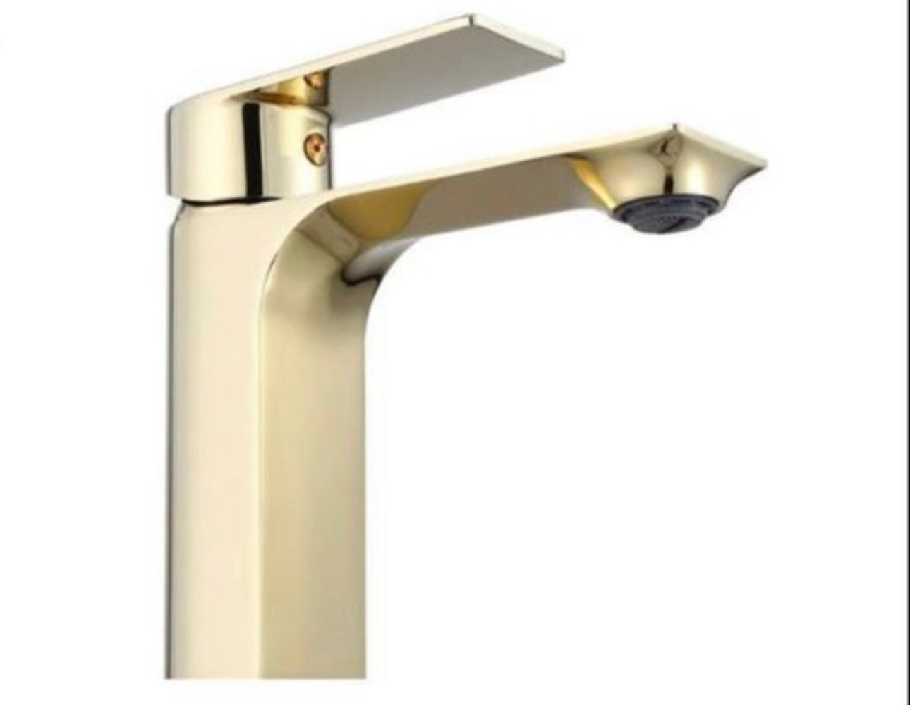 Bathroom faucet gold