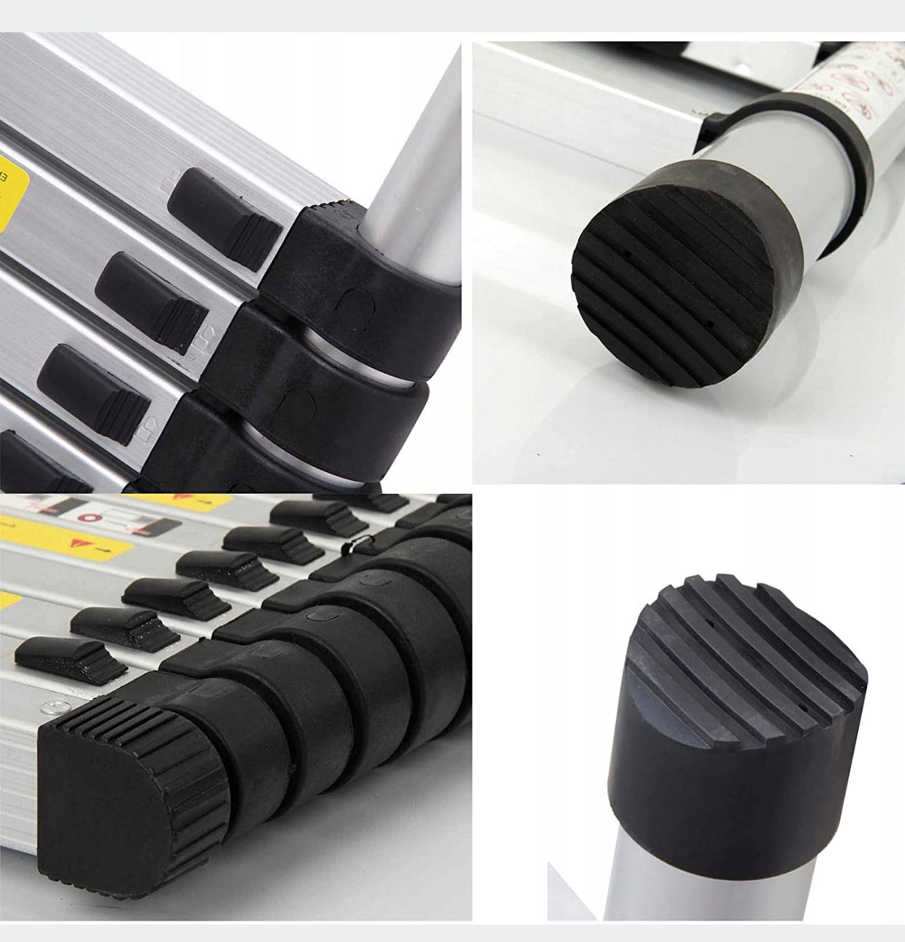 3,2 m Foldable TELESCOPIC LADDER Aluminum