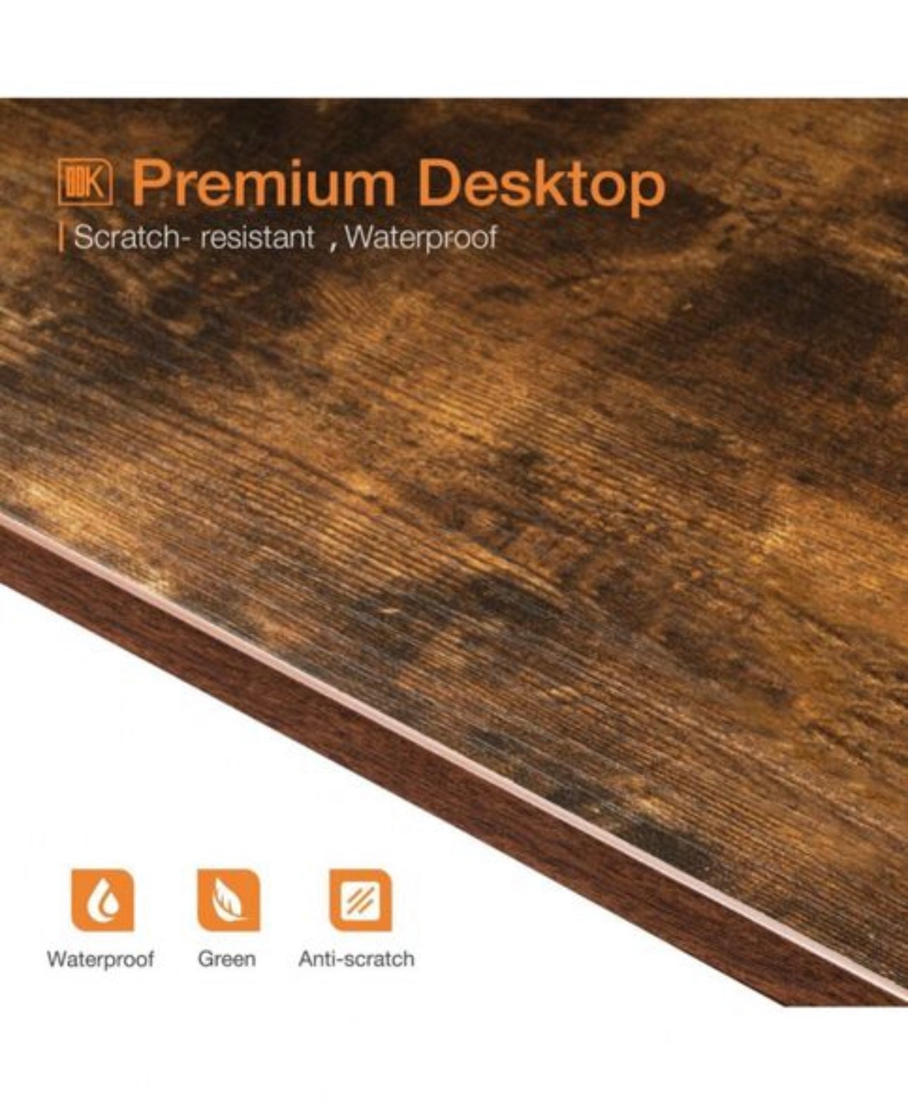 Computer Desk with Bookshelf