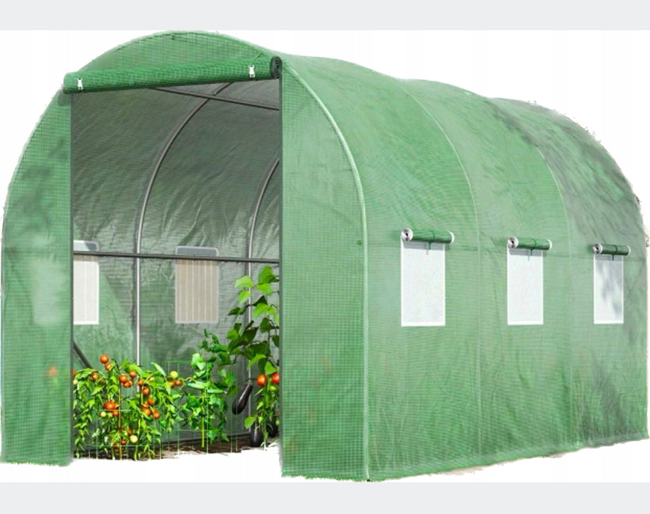 Polytunnel 6 m² 300 x 200 cm green