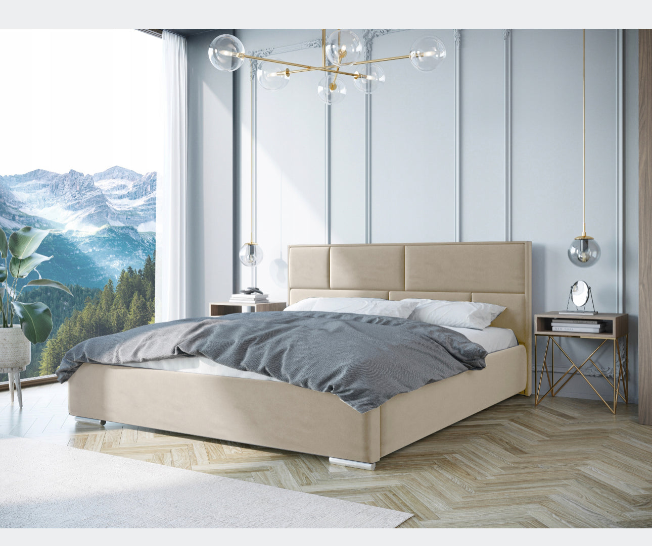 Upholstered bed 180x200 / 160x200