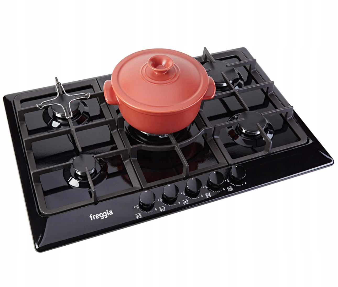 Black gas hob