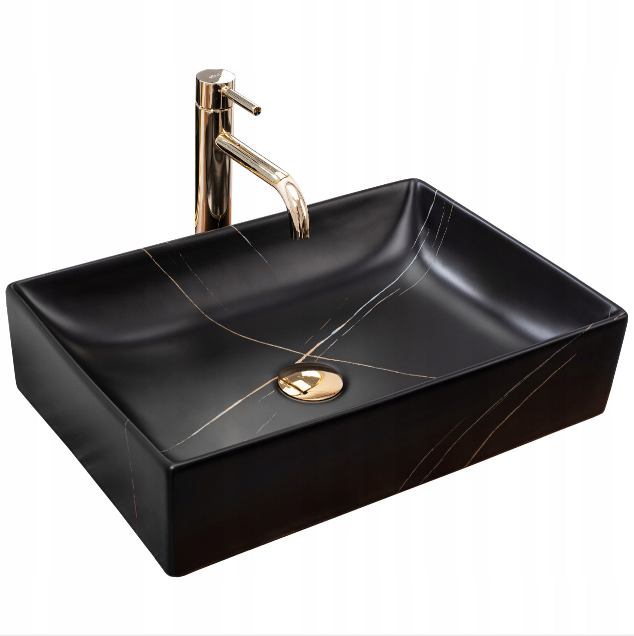 All in one set washbasin+tap+plug