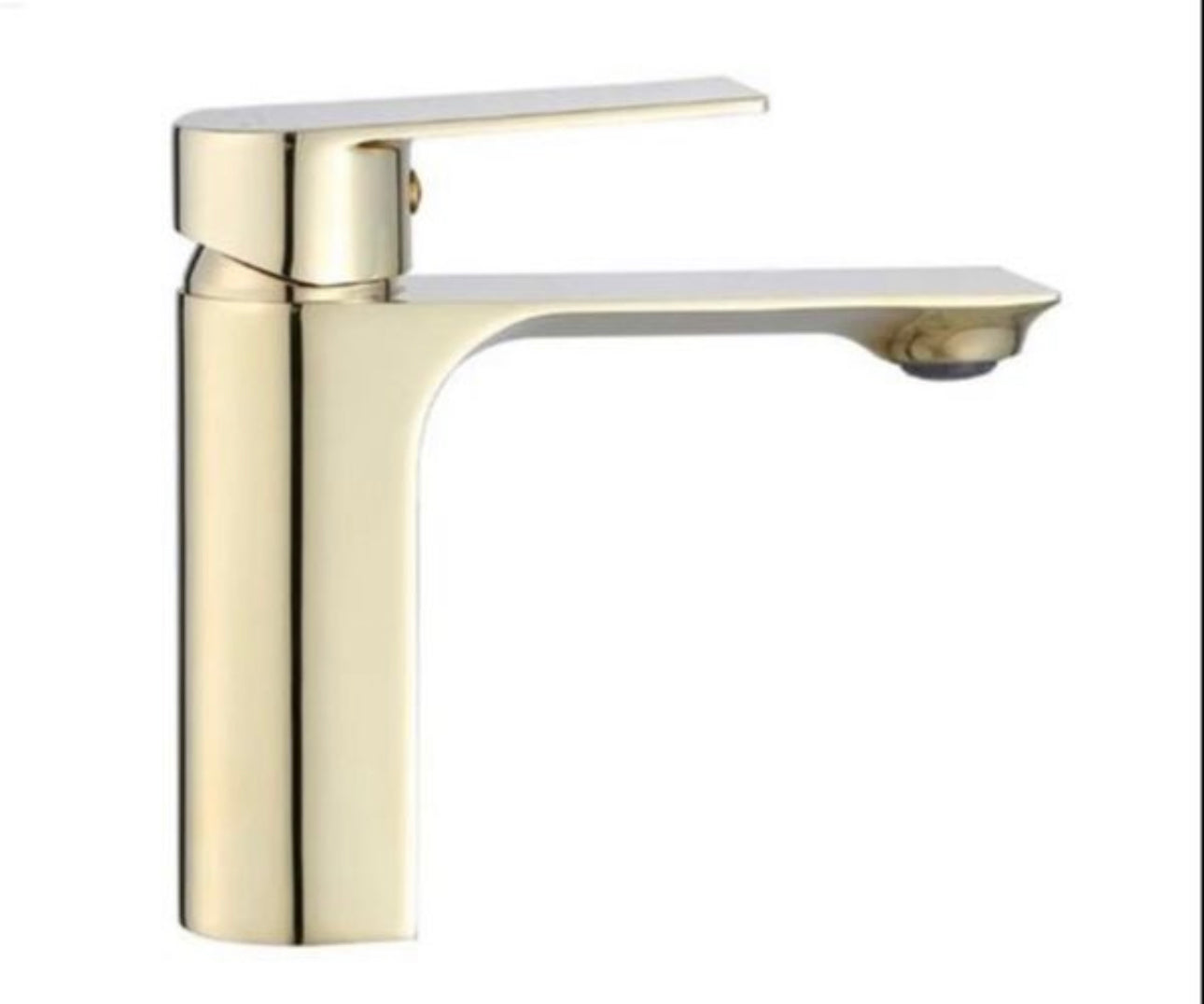 Bathroom faucet gold