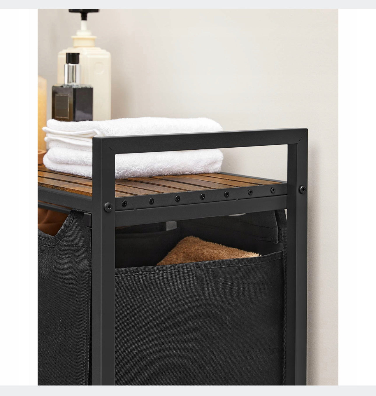 Bin freestanding for the laundry