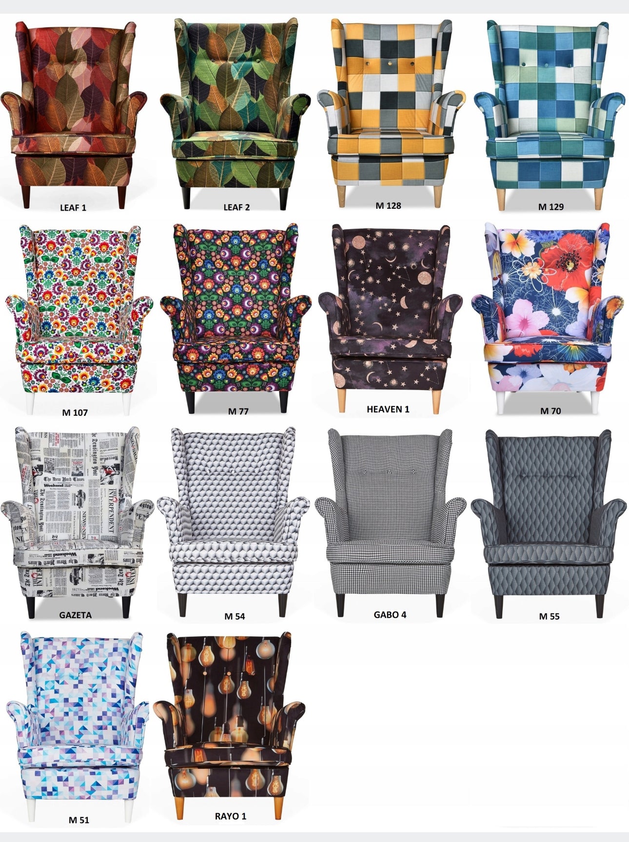 Armchair + footrest