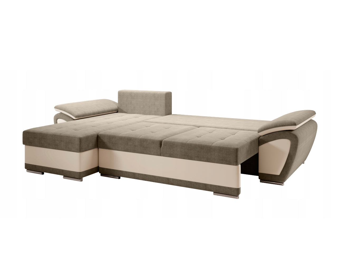 Corner sofa with sleeping function