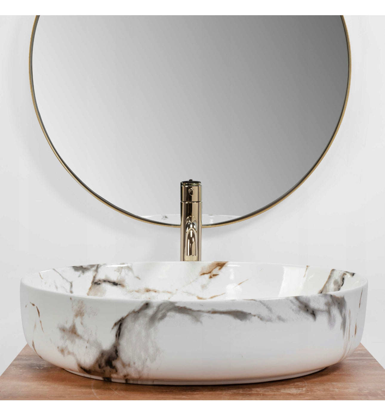 All in one set washbasin+tap+plug
