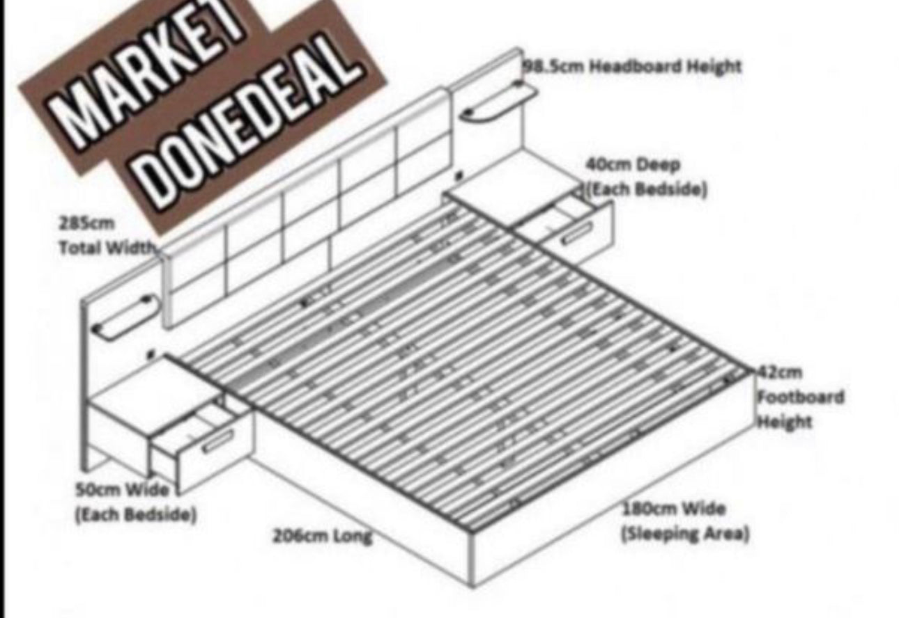 A Modern Bed  Super King 180x200