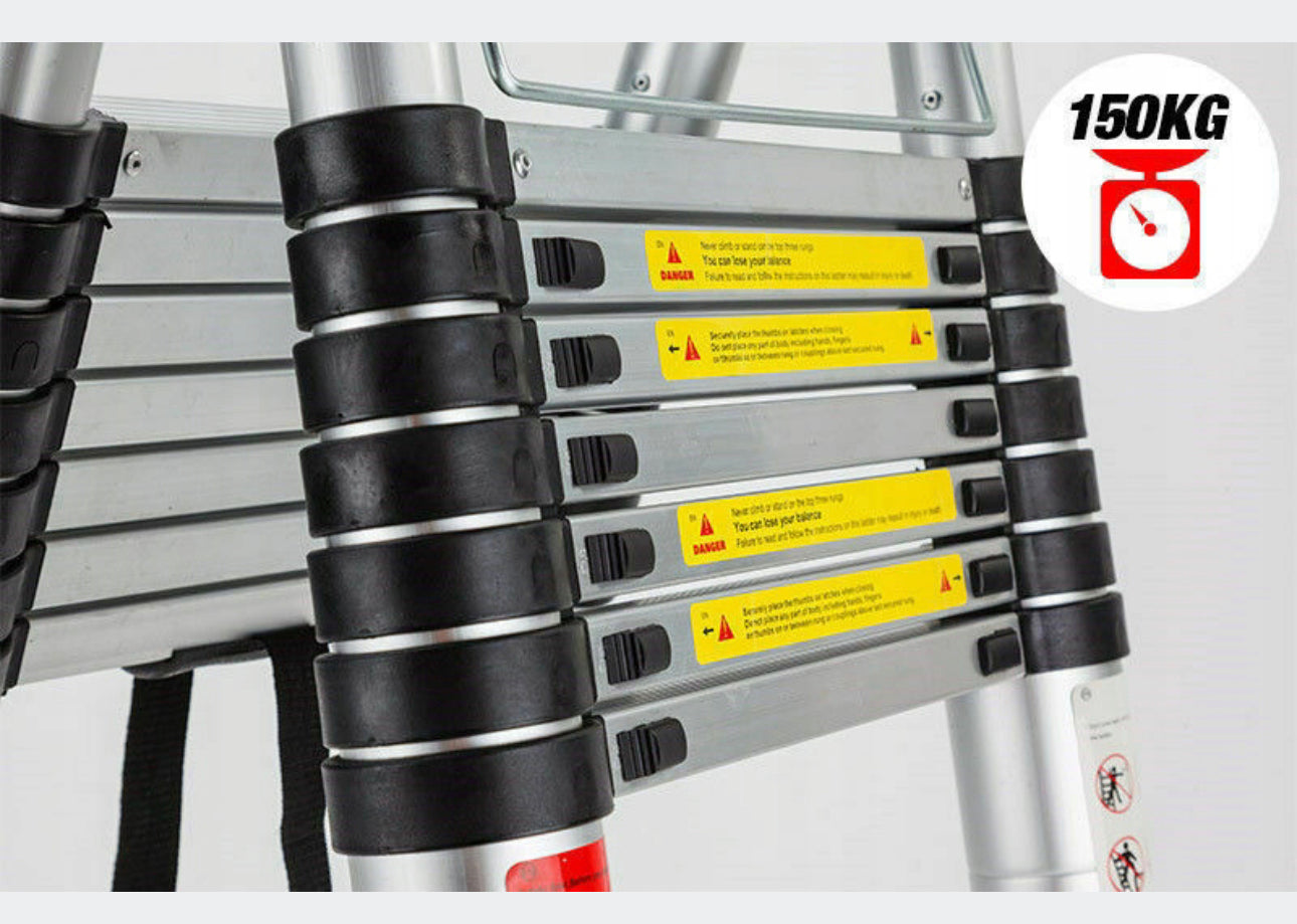 3.8m Folding TELESCOPIC LADDER Aluminum