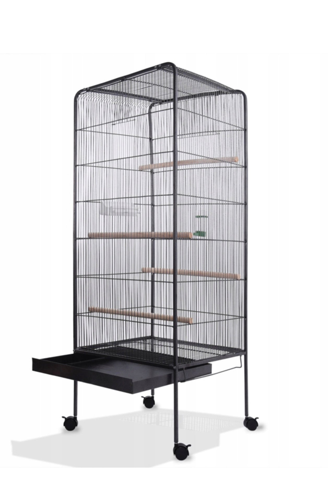 Aviary/cage 54 x 54 x 146 cm black