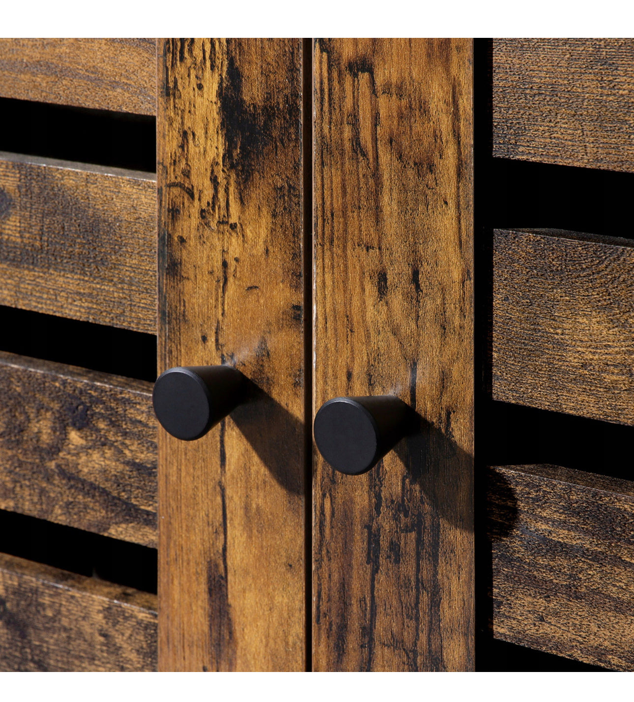 The brown LOFT standing cabinet under the washbasin