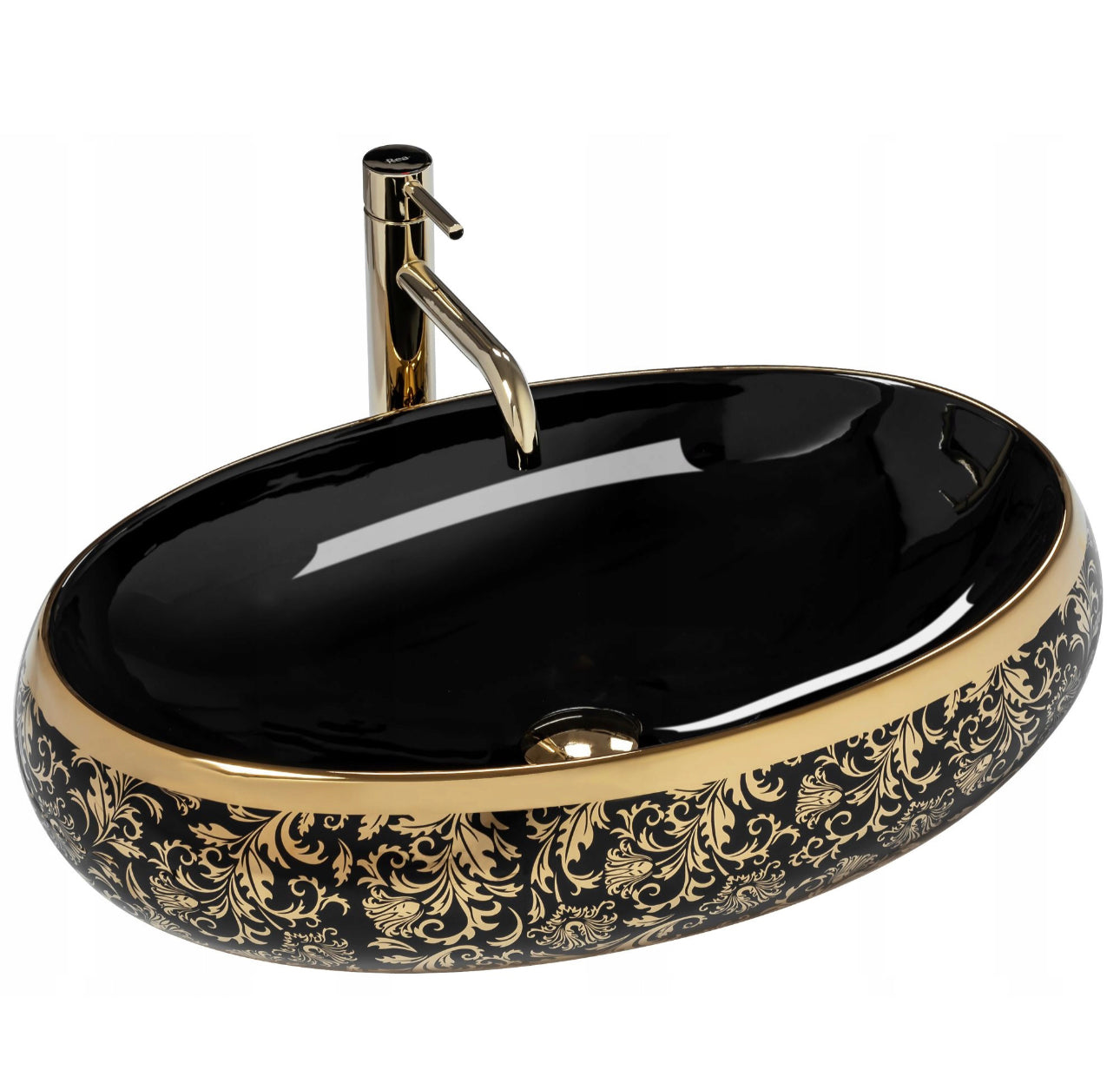 All in one set washbasin+tap+plug