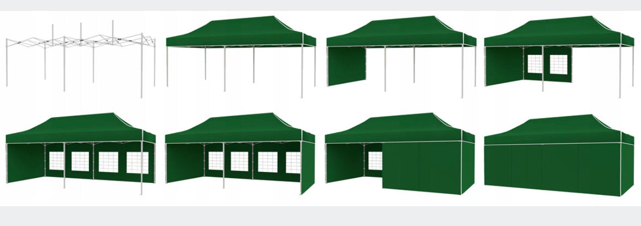 Premium Gazebo Tent 3 x 6 x 2m
