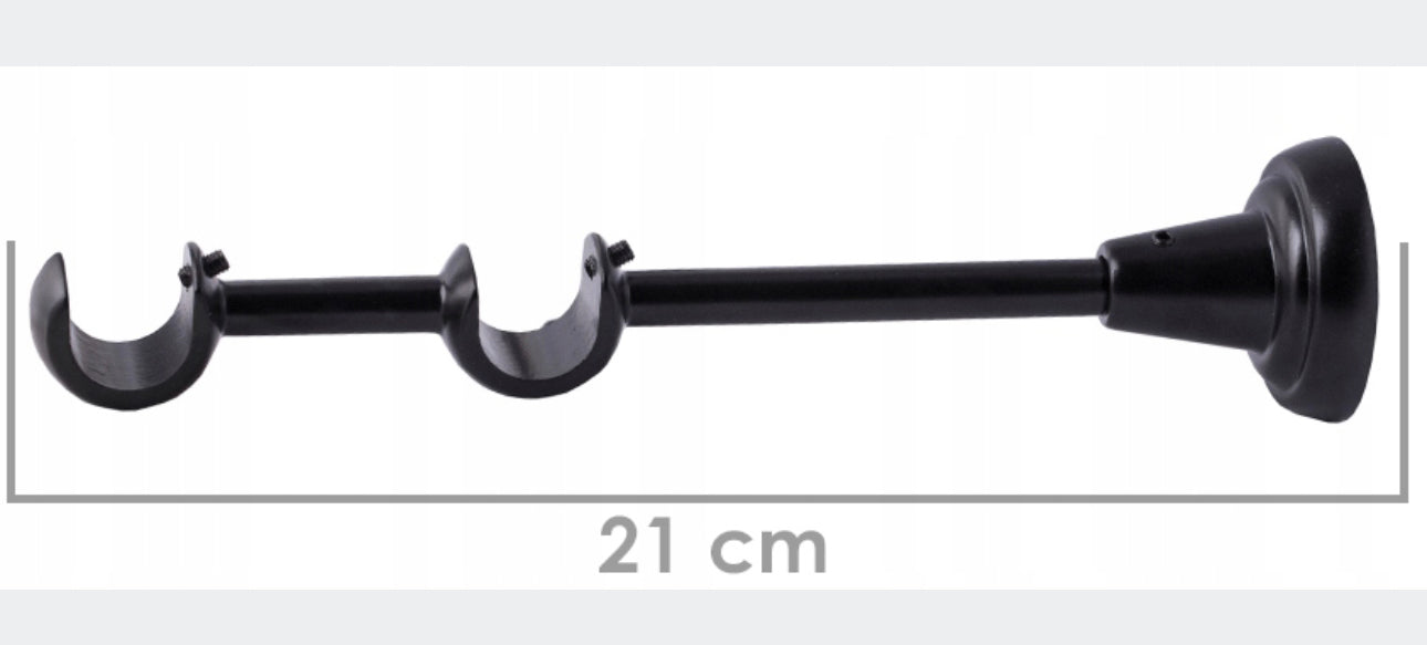 Curtain rod Double 19 mm 19 mm 240 cm