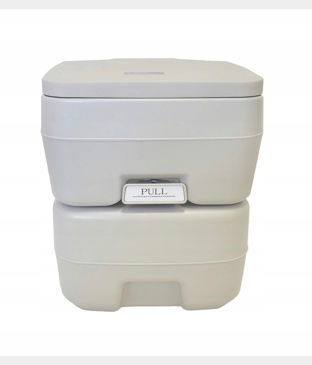 Portable Camping Toilet Grey 20+10 L
