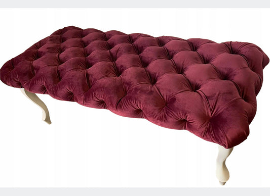 Bench without storage, Upholstered