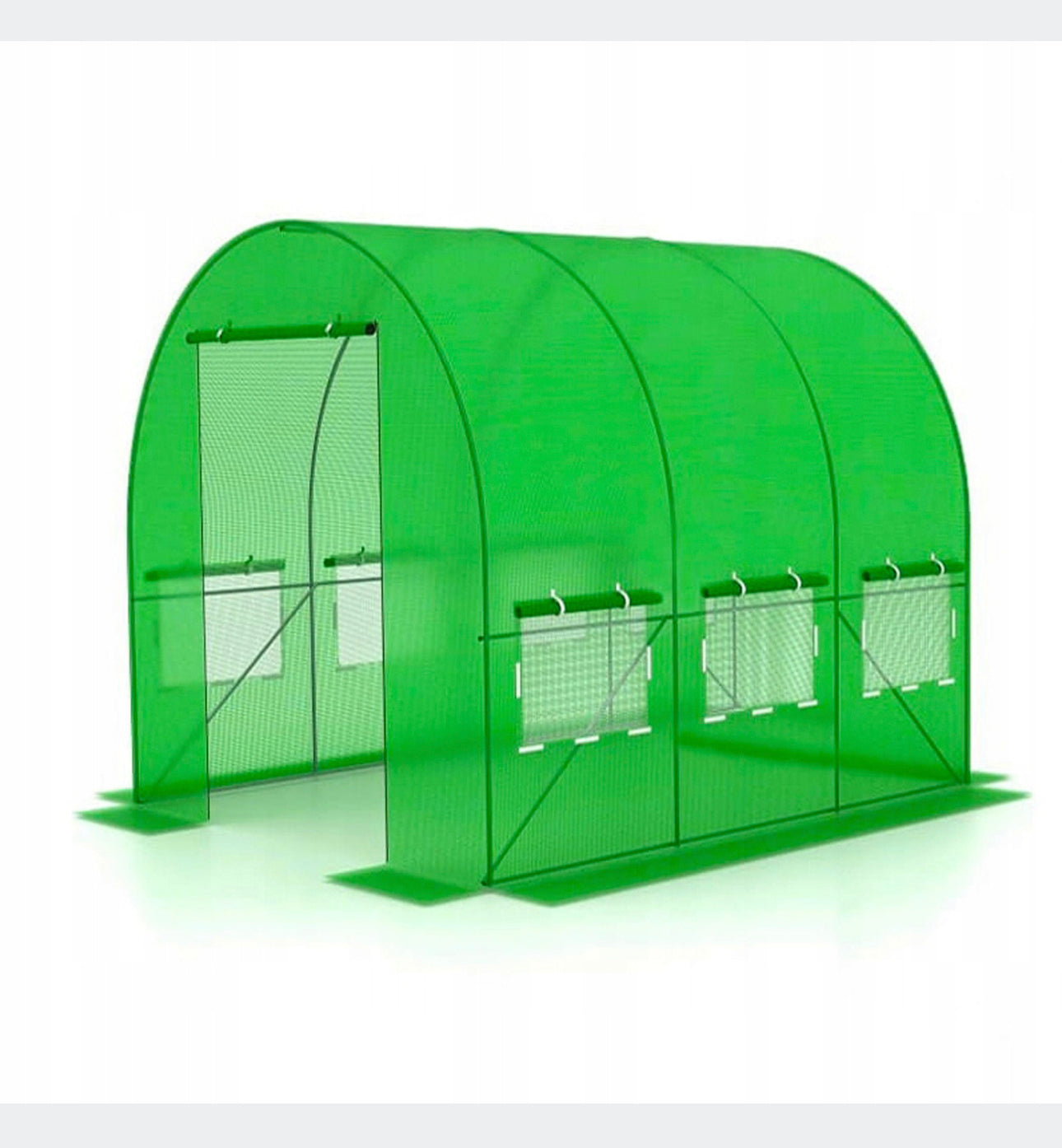 Polytunnel 6 m² 300 x 200 cm green