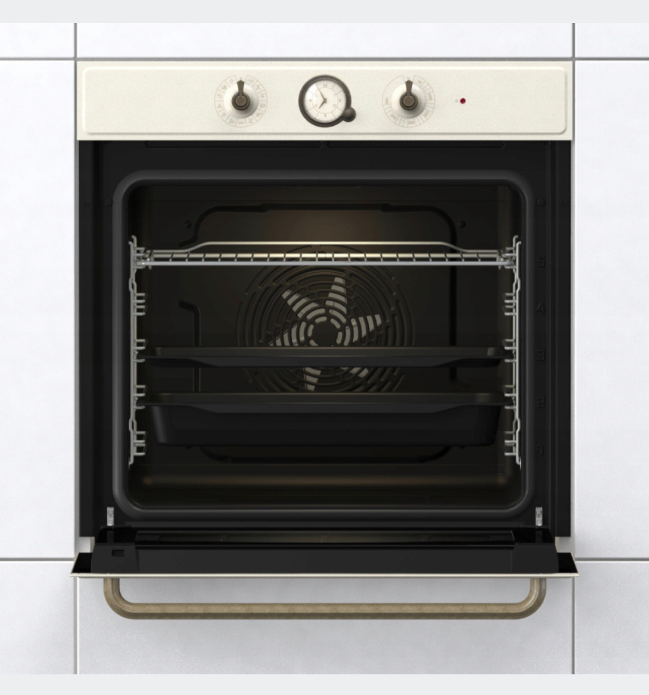 Set Oven Retro Gas Hob 60cm